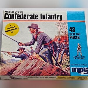MPC Confederate Infantry American Civil War HO/OO 1-6005 Hobby Railroad RR Train